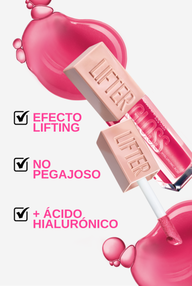 LIFTER GLOSS 005 PETAL. FÓRMULA CON ÁCIDO HIALURONICO - Hidratación intensa y labios rellenos sin retoques - Imagen 2