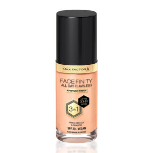 Max Factor Facefinity Foundation, base de maquillaje tono: N45 Warm Almond 30ML